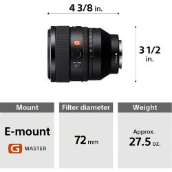 Sony FE 50mm f/1.2 GM Lens