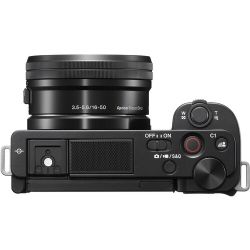 Sony ZV-E10 Mirrorless Camera with 16-50mm Lens (Black)