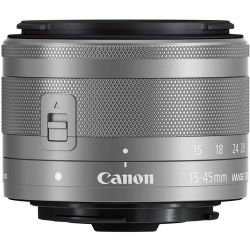 Canon EF-M 15-45mm f/3.5-6.3 IS STM Lens (Silver)